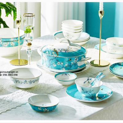 Bộ Bát Ăn Cao Cấp - Mùa Xuân dành cho 10 người ăn